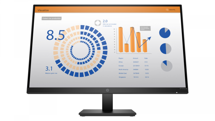 Monitor HP P27q G4 - widok frontu