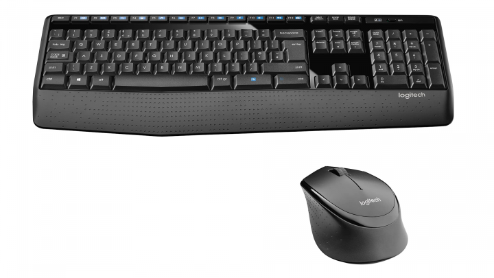 Zestaw bezprzewodowy klawiatura + mysz Logitech Wireless Combo MK345 czarny 920-006489 1