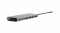 Hub Belkin 8 w 1 USB-C Hub with Dual USB-C Ports - srebrny porty
