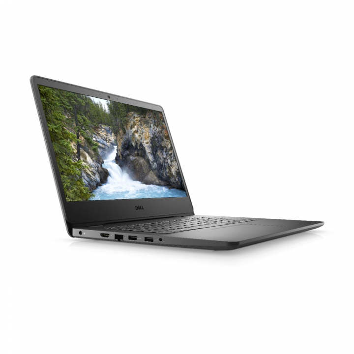 Laptop Dell Vostro 3401 czarny - widok frontu lewej strony