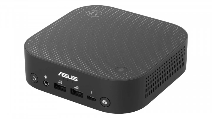 Komputer ASUS NUC 14 Pro AI Slim Mini RNUC14LNKU5073H2 lewy skos