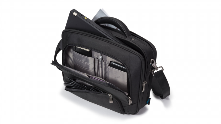 Torba do laptopa DICOTA Multi PRO 141 D30849 czarna - otwarta