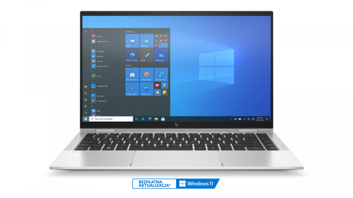 Laptop HP EliteBook x360 1040 G8 - widok frontu