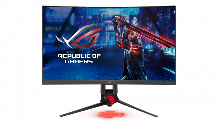 Monitor Asus XG27WQ czarny - widok frontu