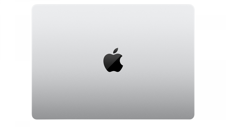 MacBook Pro 14 srebrny top