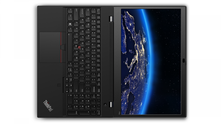 Mobilna stacja robocza Lenovo ThinkPad P15v G3 - widok z góry