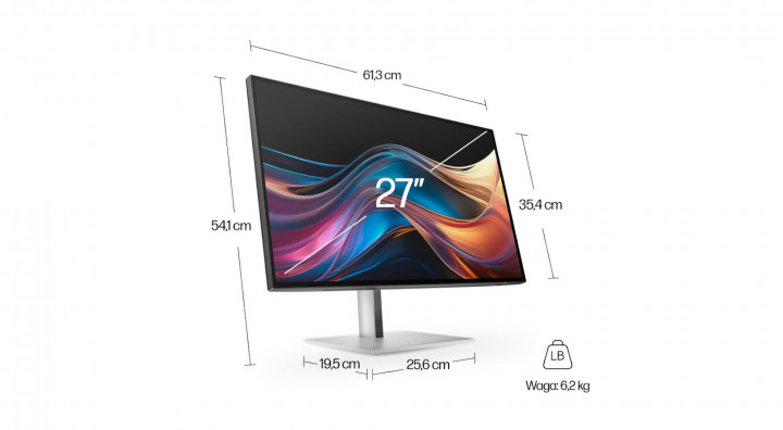 Monitor HP S7 Pro 8J4D8UT rozmiar