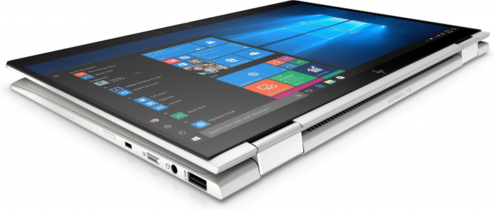 Laptop HP Elitebook x360 1040 G6 srebrny - tryb tabletu