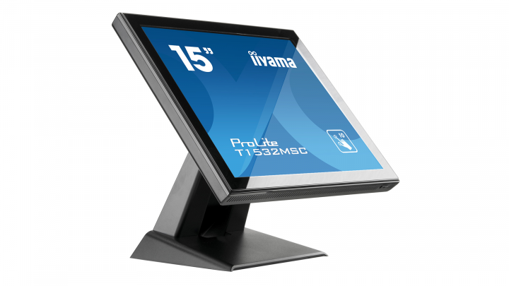 Monitor z dotykowym ekranem IIYAMA ProLite T1532MSC-B5X - widok frontu lewej strony2