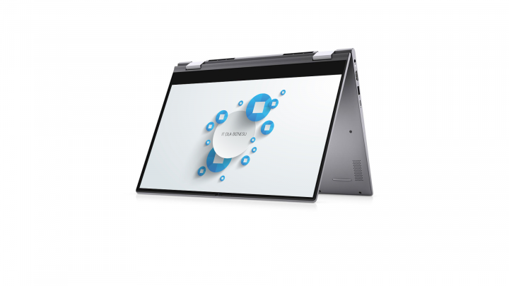 Laptop Dell Inspiron 5400 2w1 szary NoOs - tryb namiot