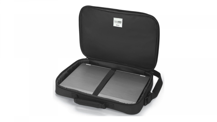 Torba do laptopa DICOTA BASE XX C 15,6 D31126 czarna otwarta