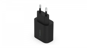 Ładowarka sieciowa Belkin USB-C 25W PD PPS czarna - WCA004vfBK