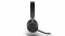 Zestaw słuchawkowy Jabra Evolve 2 65 Stereo Stand Black - widok lewej strony