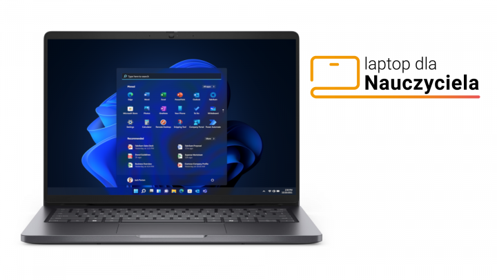 Laptop Dell Pro 14 PC14250 W11P BK FPR Magnetytowy BON 2