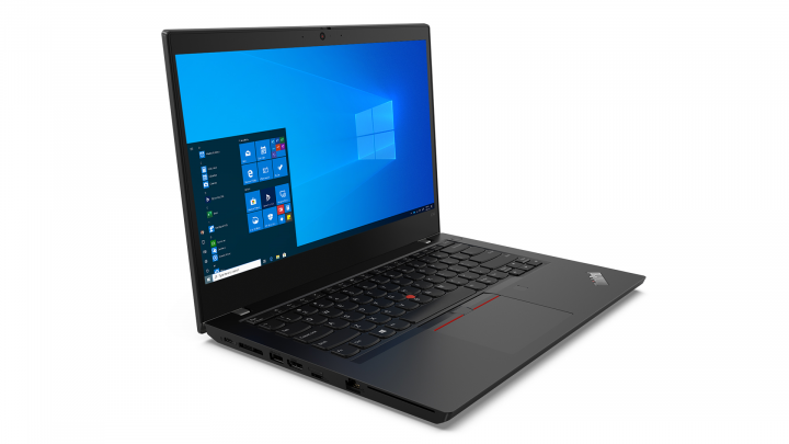 Laptop Lenovo ThinkPad L14 G2 W10P Intel - przód front prawy