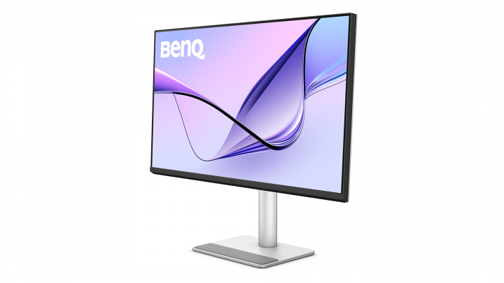 Monitor BenQ MA320UP 9H.LP9LB.QBE 31,5" 4K UHD IPS USB-C Dock 90W - widok frontu prawej strony