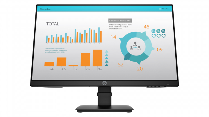 Monitor HP P24 G4 - widok frontu