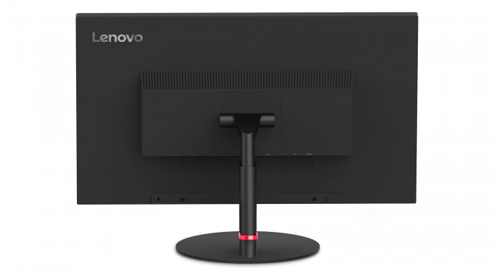 Monitor Lenovo ThinkVision T27p-10 czarny - widok z tyłu