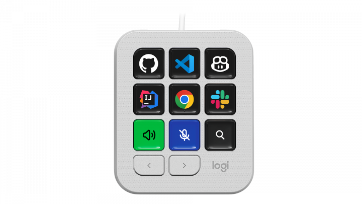 Klawiatura do sterowania AI dla programistów Logitech MX Keypad Jasnoszary 920-013892 3