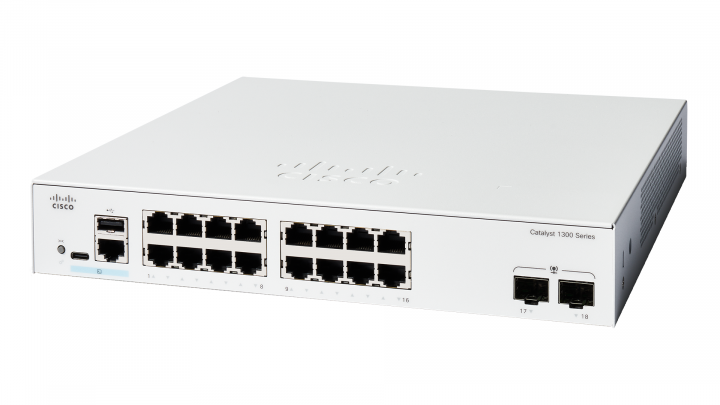 Switch Cisco C1300-16T-2G 16-port GE 2x1Gb SFP 2