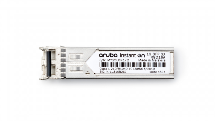 Wkładka SFP HPE Aruba Instant On 1Gb MMF 500m R9D16A 3