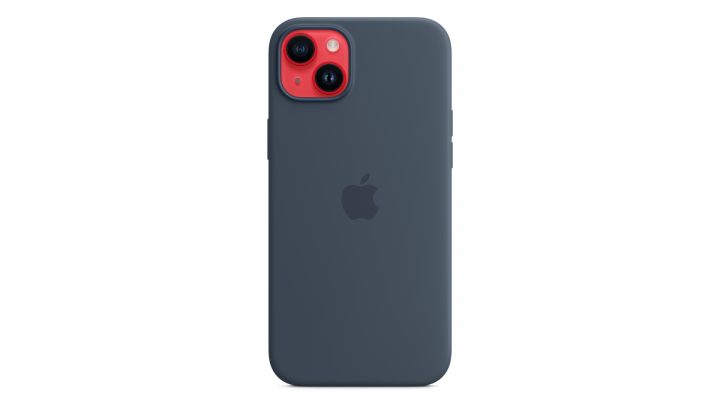 Etui Apple iPhone 14 Plus Silicone Case z MagSafe Storm Blue MPT53ZM/A 5