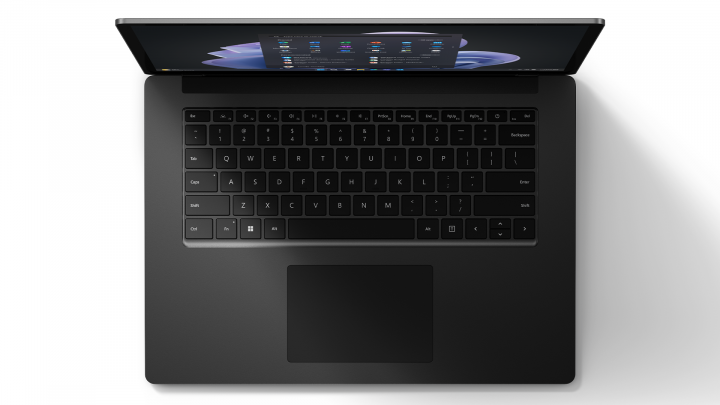 Surface Laptop 5 15 W11Pro czarny - widok klawiatury