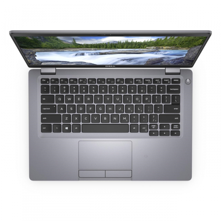 Laptop Dell Latitude 5310 szary - widok z góry