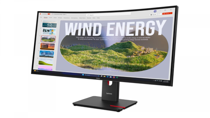 Monitor Lenovo ThinkVision T34WD-40 64AEZAT1EU webcam 4