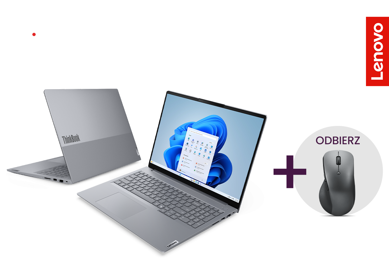 Lenovo ThinkBook Gen 8 lub Gen 9 + mysz za 1 ZŁ! 3