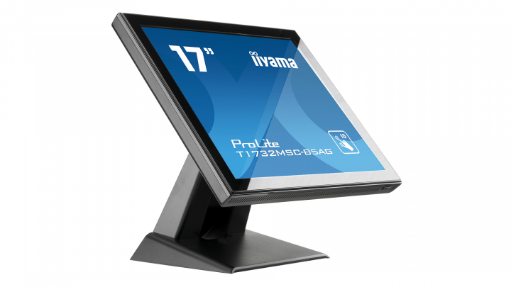 Monitor z dotykowym ekranem IIYAMA ProLite T1732MSC-B5AG - widok frontu lewej strony2