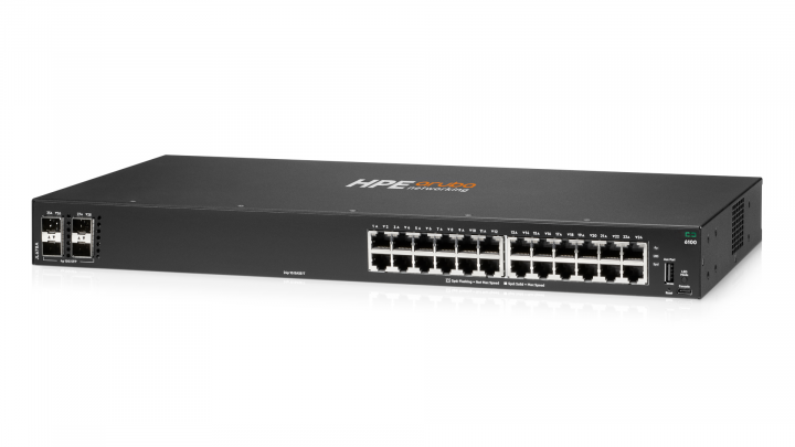Switch HPE Aruba Networking CX 6100 JL678A 24-port GE 4x10Gb SFP+ 3