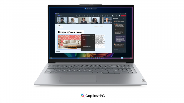 Laptop Lenovo ThinkBook 16 Gen 9 W11Pro copilot+PC szary copilot