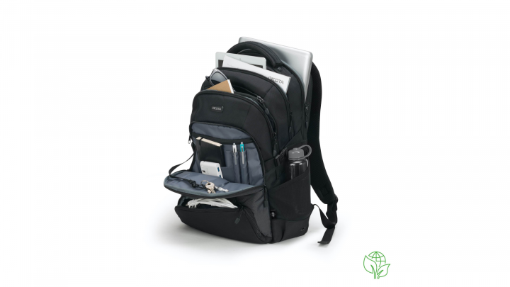 Plecak do laptopa DICOTA Eco Seeker D31814 173 czarny - otwarty
