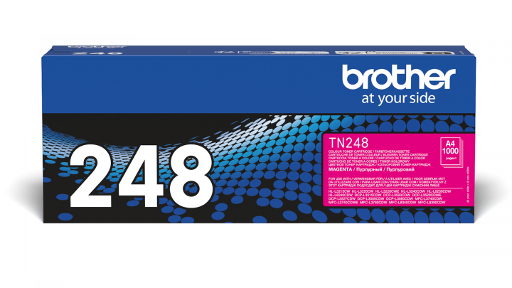 Toner Brother TN-248M purpurowy