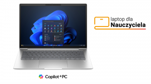 Laptop dla Nauczyciela HP EliteBook 6 G1a 14 C51G8ET Ryzen AI 5 340 14" WUXGA 16GB 512SSD W11Pro