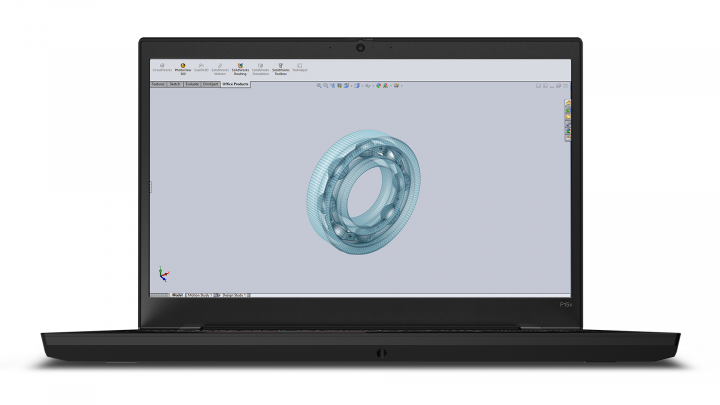 Mobilna stacja robocza Lenovo ThinkPad P15v G3 - widok frontu