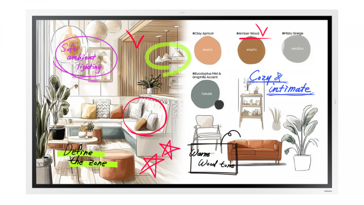 Interaktywny flipchart Samsung Flip 55 WMFX LH55WMFWBGCXEN