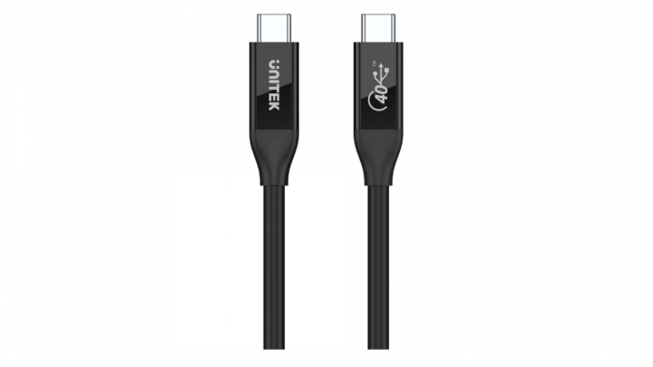 Kabel UNITEK USB-C 4.0 PD 100W 8K 0,8m C14100BK-0.8M 2