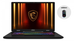 Laptop MSI Crosshair 17 HX AI D2XWFKG-008XPL Ultra 7 255HX 17" QHD+ 240Hz 16GB 1000SSD RTX5060 DLSS 4