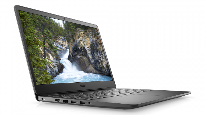 Laptop Dell Vostro 15 3500 czarny - widok frontu lewej strony