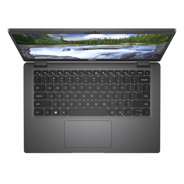 Laptop Dell Latitude 7310 czarny - widok z góry