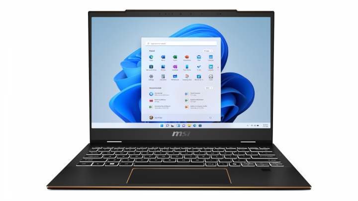 Laptop 2w1 MSI Summit E13 AI Evo A1M W11H + rysik (White BK) Black WIN