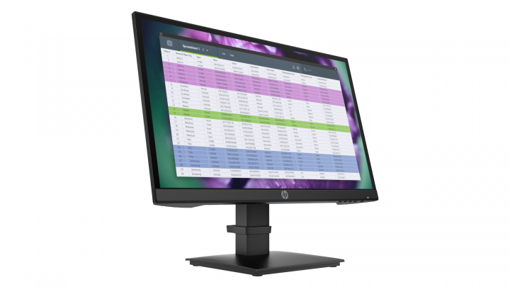 Monitor HP P22 G4 - widok frontu lewej strony