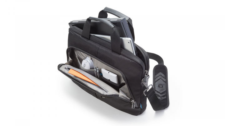 Torba do laptopa DICOTA Slim Case PRO 141 D30990 czarna - otwarta2