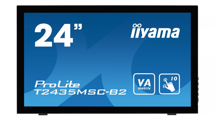 Monitor z dotykowym ekranem IIYAMA ProLite T2435MSC-B2 - widok frontu