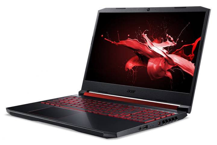 Laptop Acer Nitro 5 AN515-43 czarny - widok frontu prawej strony