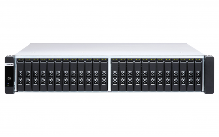 Serwer NAS QNAP ES2486dc - widok frontu