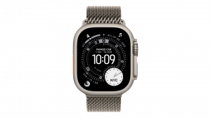 Smartwatch Apple Watch Ultra 3 GPS + Cellular, koperta 49 mm z tytanu w kolorze naturalnym, bransoleta mediolańska z tytanu w kolorze naturalnym - rozmiar L - MF0E4QP/A