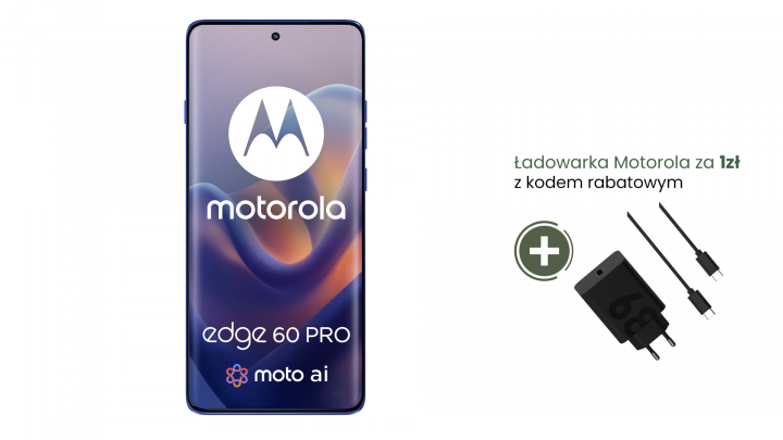 Smartfon Motorola edge 60 Pro kobaltowy 68W
